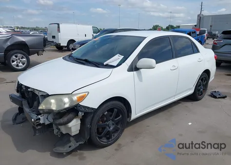 2011 Toyota Corolla Le from USA, damaged, VIN JTDBU4EE0B9135308